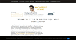 Desktop Screenshot of ma-coiffure-homme.com