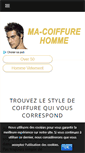 Mobile Screenshot of ma-coiffure-homme.com